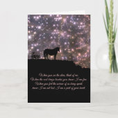 Metaphysical Spiritual Sympathy Card with Horse Kaart (Voorkant)