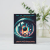 'MetaRunners' Ontsnappen uit Cyberspace: Briefkaar Briefkaart (Staand voorkant)