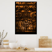 MetaState - Oranje Poster (Keuken)