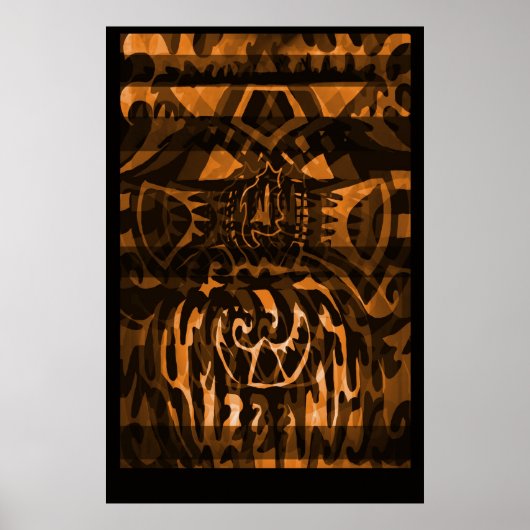 MetaState - Oranje Poster (Voorkant)