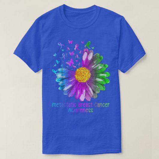 Metastatic Breast Cancer Awareness Support Squad T-shirt (Design voorkant)