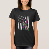 Metastatic Breast Cancer Awareness Warrior  T-shirt (Voorkant)