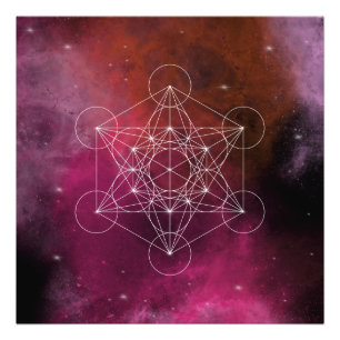Metatron aartsengel zen foto afdruk