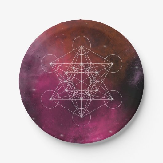 Metatron aartsengel zen papieren bordje (Voorkant)