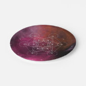 Metatron aartsengel zen papieren bordje (Gekanteld)