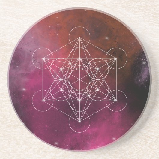 Metatron aartsengel zen zandsteen onderzetter (Voorkant)