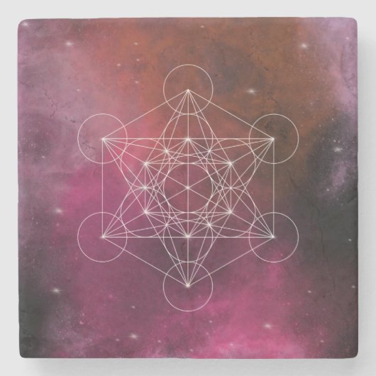 Metatron arcangel zen stenen onderzetter (Voorkant)
