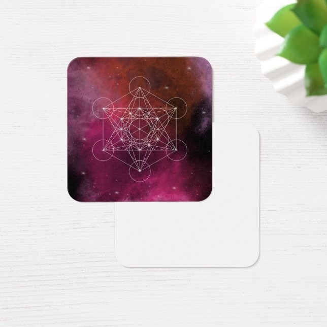 Metatron arcangel zen vierkante visitekaartjes (Bureau)