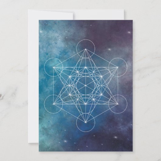 Metatron, chakra,zen,heilige geometrie, engel kaart (Voorkant)