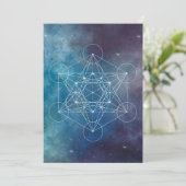 Metatron, chakra,zen,heilige geometrie, engel kaart (Staand voorkant)