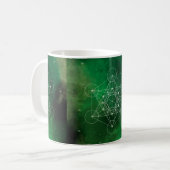 Metatron, chakra,zen,heilige geometrie, engel koffiemok (Voorkant links)