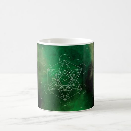 Metatron, chakra,zen,heilige geometrie, engel koffiemok (Center)
