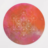 Metatron, chakra,zen,heilige geometrie, engel, labels (Design 2)