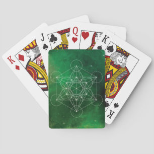 Metatron, chakra,zen,heilige geometrie, engel pokerkaarten