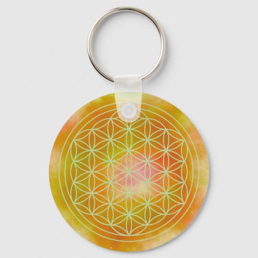 Metatron, chakra, zen, heilige geometrie, engel sleutelhanger (Voorkant)