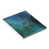 Metatron, chakra,zen,heilige geometrie, engel, spi notitieblok (Schuin)