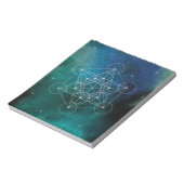Metatron, chakra,zen,heilige geometrie, engel, spi notitieblok (Linkerzijde)