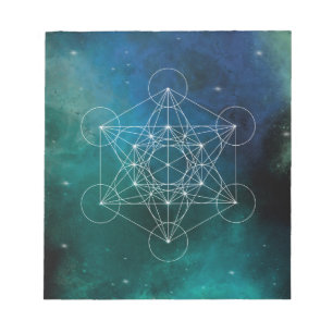 Metatron, chakra,zen,heilige geometrie, engel, spi notitieblok