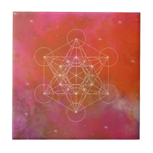 Metatron, chakra,zen,heilige geometrie, engel, tegeltje