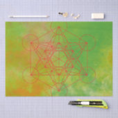 Metatron, chakra,zen,heilige geometrie, engel tissuepapier (Craft)