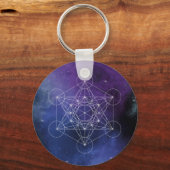 Metatron, chakra,zen,heilige geometrie, geometrie, sleutelhanger (Voorkant)