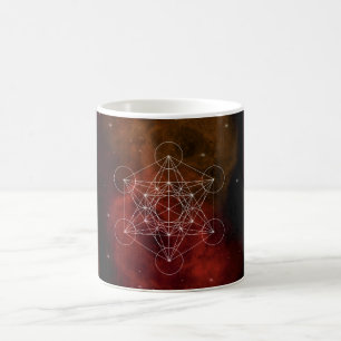 Metatron, chakra, zen, sacrale geometrie, engel koffiemok