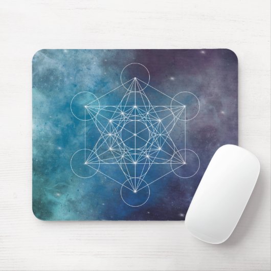 Metatron, chakra, zen, sacrale geometrie, engel muismat (Met muis)