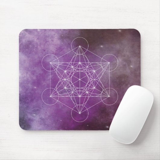 Metatron, chakra, zen, sacrale geometrie, engel muismat (Met muis)