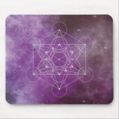 Metatron, chakra, zen, sacrale geometrie, engel muismat (Voorkant)