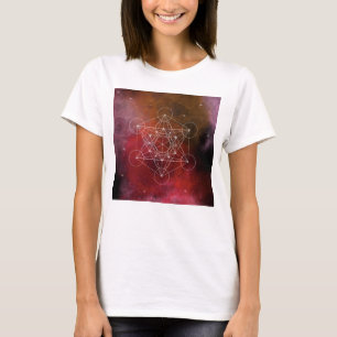 Metatron, chakra, zen, sacrale geometrie, engel t-shirt