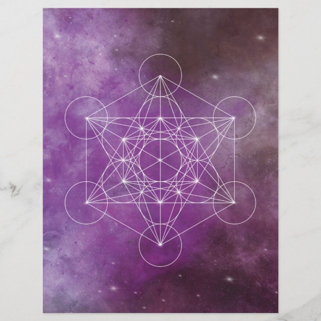 Metatron, chakra,zen,sacred geometric, angel (Voorkant)