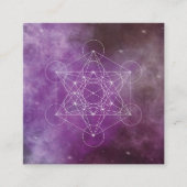 Metatron, chakra,zen,sacred geometric, angel informatiekaartje (Voorkant)