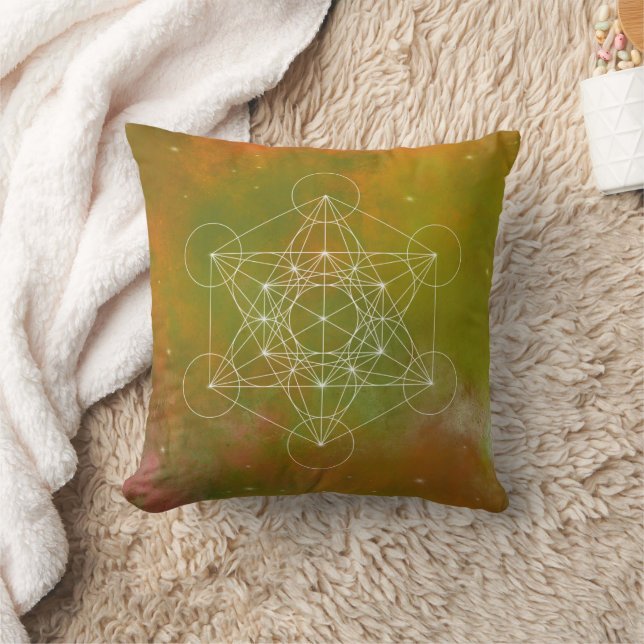 Metatron, chakra,zen,sacred geometric, angel, kussen (Deken)