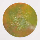 Metatron, chakra,zen,sacred geometric, angel, labels (Design 1)