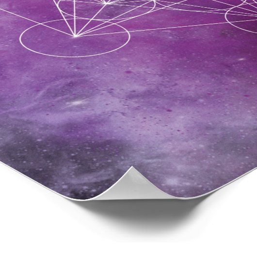 Metatron, chakra,zen,sacred geometric, angel poster (Hoek)