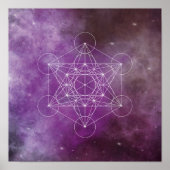 Metatron, chakra,zen,sacred geometric, angel poster (Voorkant)