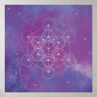 Metatron, chakra,zen,sacred geometric, angel, poster