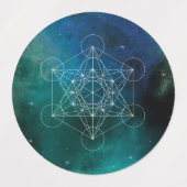 Metatron, chakra,zen,sacred geometric, angel, spir labels (Design 2)