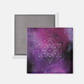 metatron, chakra, zen, sacred geometric, engel; magneet (Voorkant / Achterkant)
