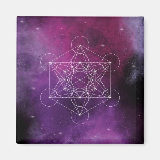 metatron, chakra, zen, sacred geometric, engel; magneet (Voorkant)