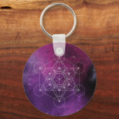 metatron, chakra, zen, sacred geometric, engel; sleutelhanger (Voorkant)