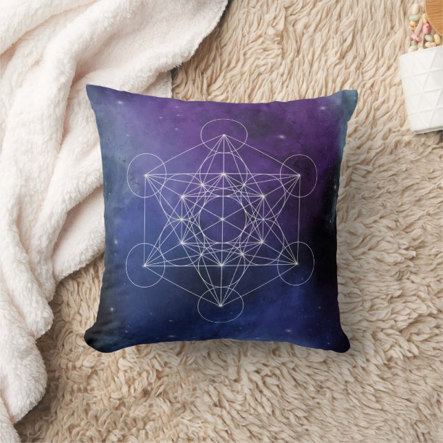Metatron, chakra,zen,sacred geometric, geometry, kussen (Deken)