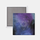 Metatron, chakra, zen, sacred geometric, geometry magneet (Voorkant / Achterkant)