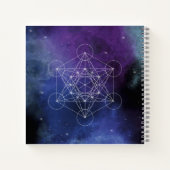 Metatron, chakra, zen, sacred geometric, geometry notitieboek (Achterkant)