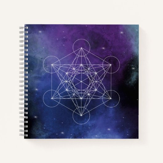 Metatron, chakra, zen, sacred geometric, geometry notitieboek (Voorkant)
