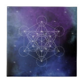 Metatron, chakra,zen,sacred geometric, geometry, tegeltje (Voorkant)