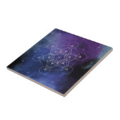 Metatron, chakra,zen,sacred geometric, geometry, tegeltje (Zijkant)