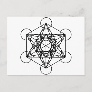 Metatron Cube Briefkaart