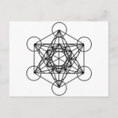 Metatron Cube Briefkaart (Voorkant)