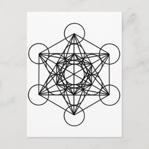 Metatron Cube Briefkaart